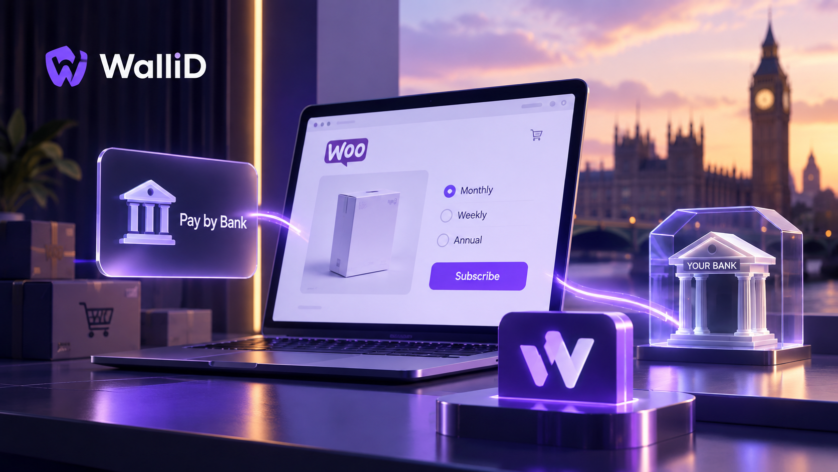 WooCommerce subscription costs with WalliD Pay by Bank